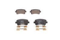 4 St. Bosch Bremsbelagsatz, Scheibenbremse 0986494668
