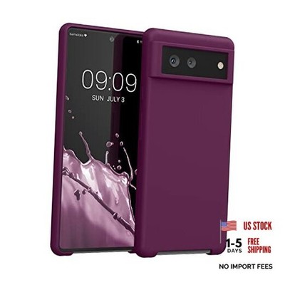  Case Compatible with Google Case - TPU Silicone Phone Pixel 6 bordeaux violet