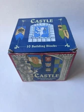 Vintage WJ Fantasy My Stack & Play Castle Building Blocks Stacking Toy Complete