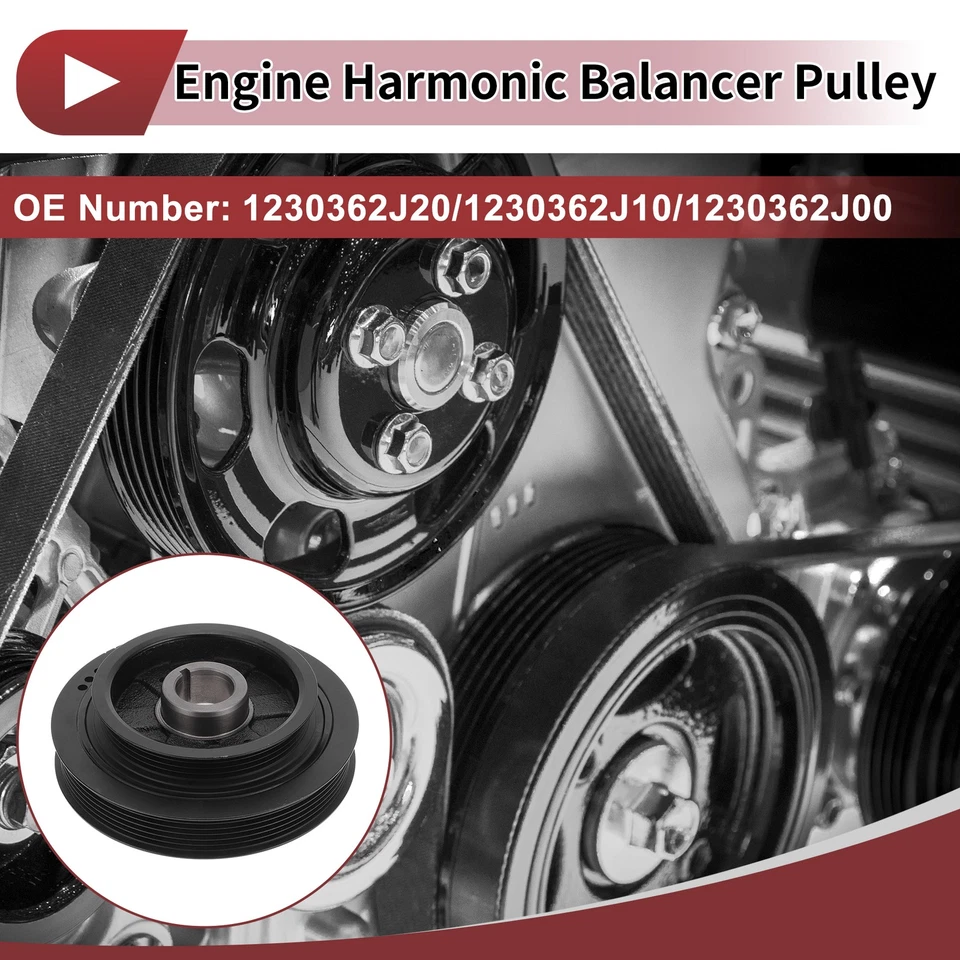 1 Poulie Harmonisation Moteur Pour Vilebrequin Pour Nissan Sentra 1991-94 Poulie Foto 2 de 4