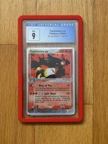 2003 Typhlosion Ex Holo Ex Sandstorm 99/100 CGC 9 *With Guard*