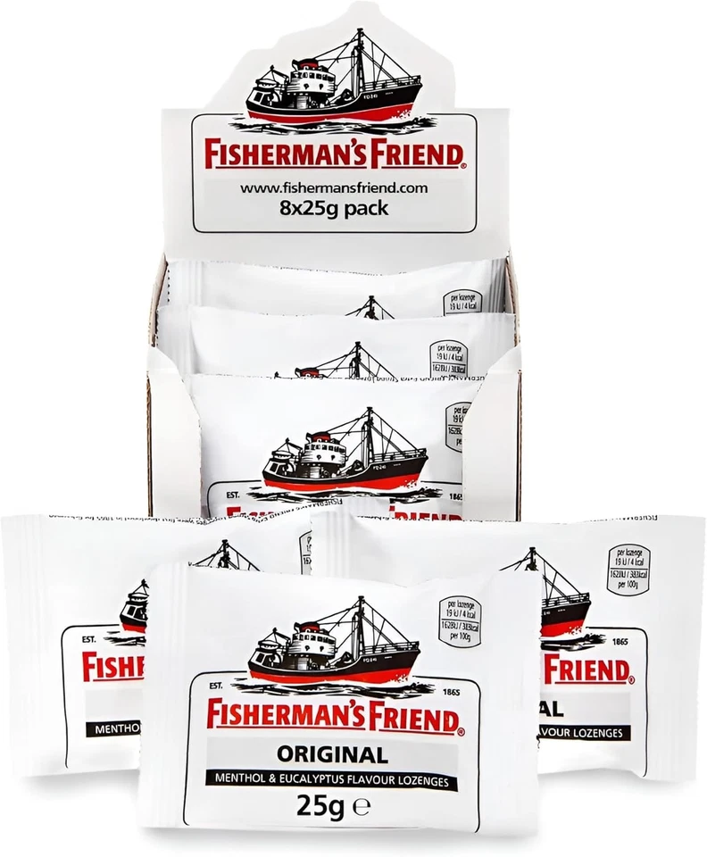 FISHERMAN'S FRIEND Fisherman's Friend Original Extra Strong Menthol & Eucalyptus Lozenges