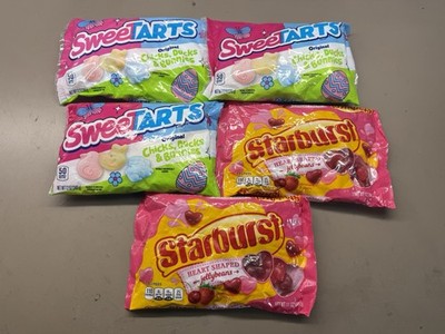 New 3-Pack Sweetarts Chicks Ducks Bunnies Easter Sweet Sour Candy 12oz Bag Each