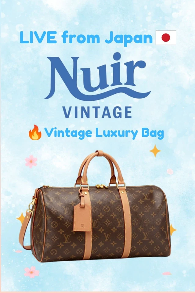 LIVE from Japan 🔥 Vintage Luxury Bags | Oct 22 8:30PM EDT