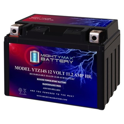 Mighty Max YTZ14S 12V 11.2Ah Replacement Battery for Yuasa YTZ14S-BS
