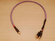 Oyaide Y-type RCA Cable 1M to 2M Mono Distribution Y Cable Used