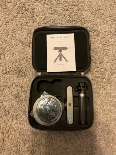 POP 3D Scanner Kit with Handheld Tripod and Case And Turn Table