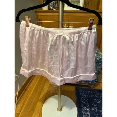 NWT In Bloom by Jonquil Baby Pink Satin Shorts Sz. M