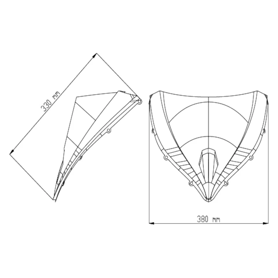 For MV Agusta F4 2010-2019 Puig 5256W Z-Racing Screen Foto 2 de 2