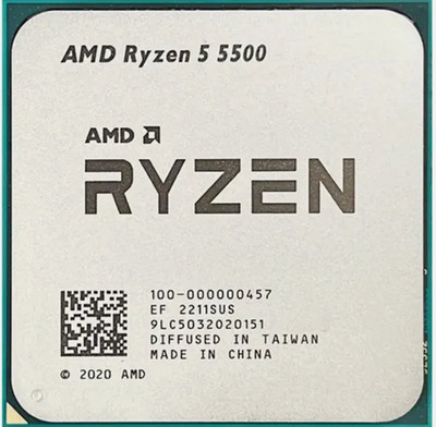 AMD Ryzen 5 5500 6 Core AM4 CPU Twelve-Thread 3.6GHz Processor 65W R5 5500