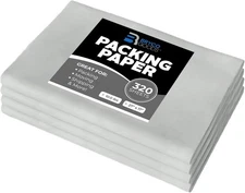 Packing Paper Sheets for Moving - 10lb -320 Sheets of Newspaper Paper - Wrapping