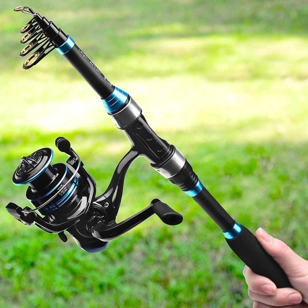 Telescopic Fishing Rod Compact and Lightweight 1 8m Length Ideal for Beginners