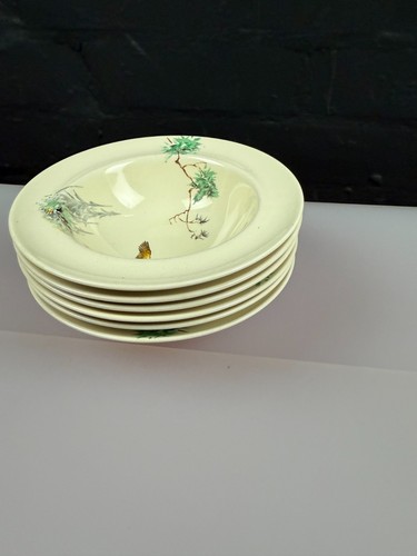 6 x Royal Doulton The Coppice Rimmed Cereal Bowls 16.5 cm Wide Set - Picture 2 of 6