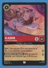 Disney Lorcana: Azurite Sea: Aladdin Intrepid Commander (119/204)