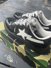 A Bathing Ape Bapesta Low Patent Black for sale | eBay
