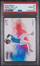 2025 Panini Prizm Color Blast Bobby Witt Jr. #8 PSA 10
