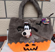 2025 Authentic Shanghai Disney Halloween Goofy Plush Shoulder Bag Tote Bag Gift