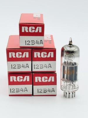 x5 NEW Vintage NOS RCA 12B4A Triode TVVideo Amplifier Audio Vacuum Tube Valve i6