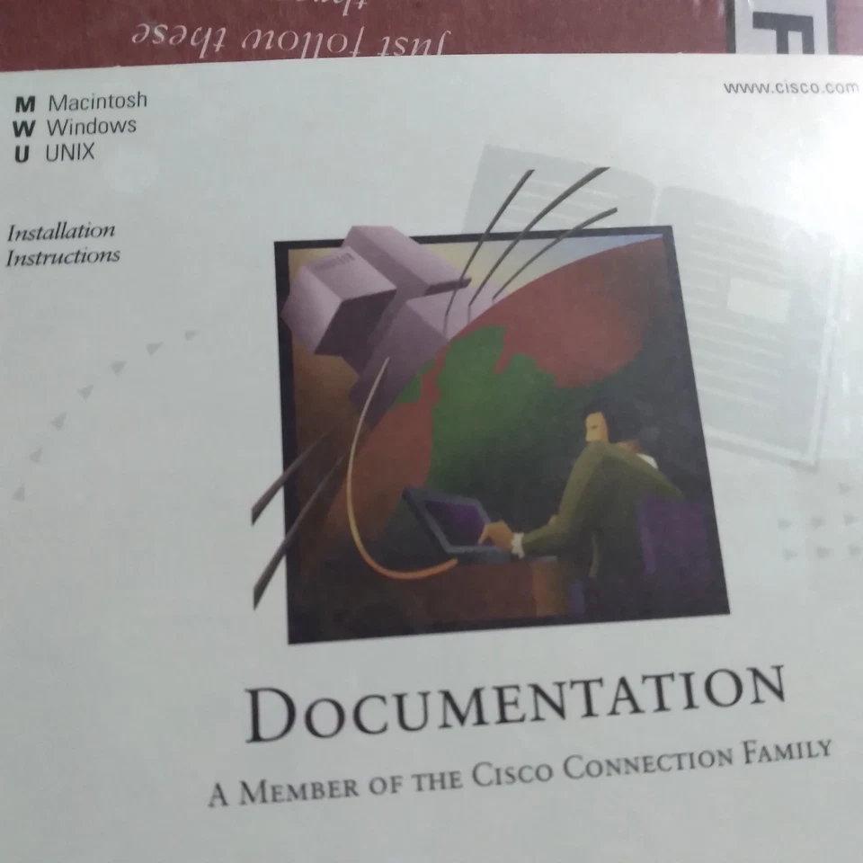 Documentation Sealed Set Of 3 CDs With Manual CiscoConnection Family Product   - Image 2 of 2
