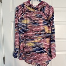 NWT LuLaRoe Small Amber Lightweight Hoodie Unicorn Multicolor Pink