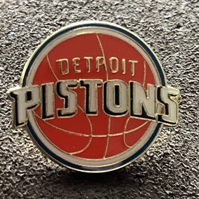 Neuwertige Detroit Pistons Basketball NBA Emaille Pin Anstecknadel Top Qualität