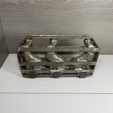 VINTAGE CHOCOLATE CANDY MOLD 5 CLAMPS BUNNY R...