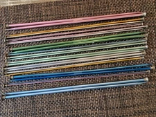 Lot of 26 Various Knitting Needles Hooks Various Sizes & Materials.