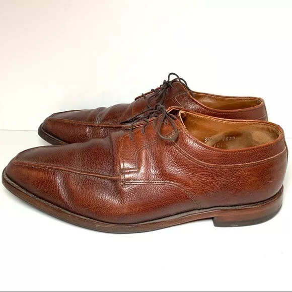 Allen Edmonds Jackson Leather Oxford Lace Up Dress Shoes Brown 9.5