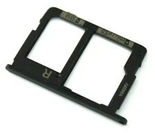 OEM SAMSUNG GALAXY J7 PRIME SM-G610F/DS BLACK MICRO SD SIM2 CARD TRAY HOLDER