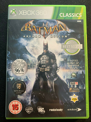 Xbox 360 Batman Arkham Asylum Classics PAL UK UNCUT sehr guter Zustand KOMPLETT