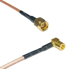 RG316 SMA MALE to SMB FEMALE ANGLE RF Cable Rapid-SHIP LOT
