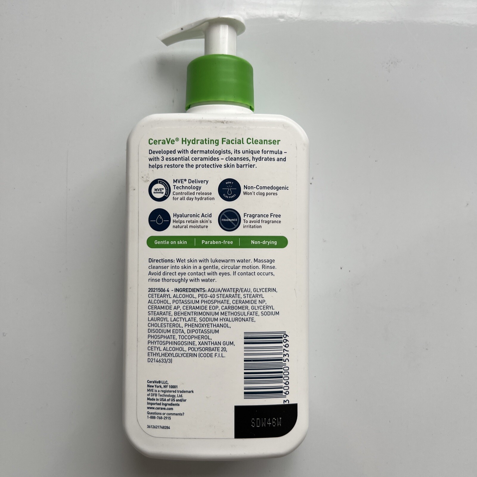 CeraVe Hydrating Facial Cleanser For Normal to Dry Skin 12 Ounce 2