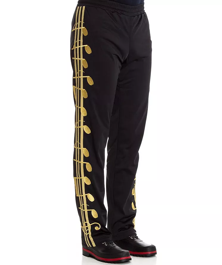 skuffet Agurk Imagination ADIDAS JEREMY SCOTT JS MUSIC NOTE TP TRACK PANT BLACK/GOLD Size XS M63884  motor | eBay