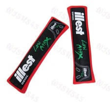 Red Jdm Illest Bride Seat Belt Cover Shoulder Pads Embroidery For Honda X2 New