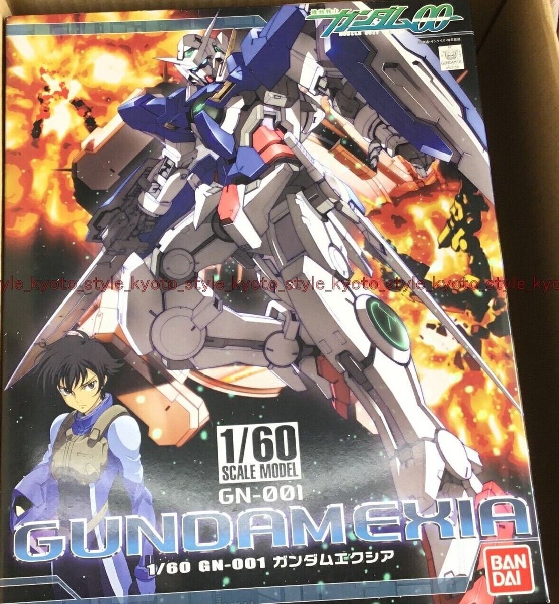 Bandai Gundam 00 1/60 GN-001 Gundam EXIA Plastic Model Kit 21583