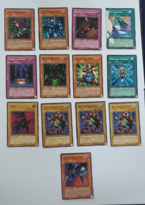 YUGIOH! SDP LOT 2 Manga Ryu-Ran 1st Edition, Monster Reborn, and more! 13 Cards!