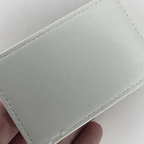 Tom Ford Weiß Leder Kartenetui Geldbörse mit Spiegelplatte Damen Brandneu - Bild 4 von 4