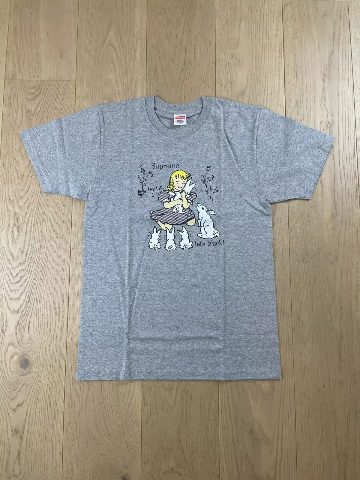 Supreme Let’s F**k Rabbit Tee FW16 Medium DS Deadstock 100% Authentique Rare