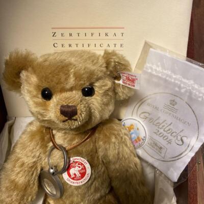 Steiff 100years “Button in Ear“ くま Steiff 100 Years Button In Ear Bear Limited Edition Boxed