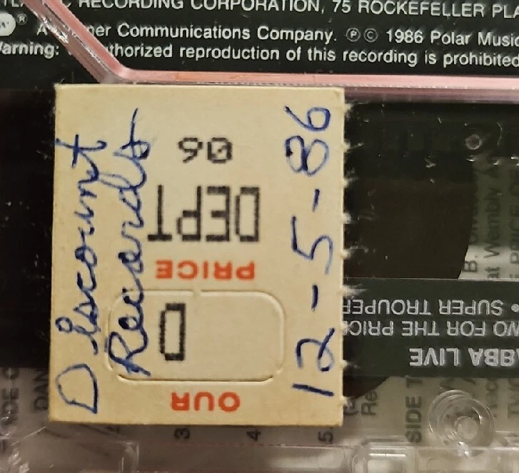 ABBA - Abba Live Cassette SEALED - Image 3 of 4