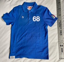 Puma Football Archives Italia 1968 Campioni mens polo shirt XS