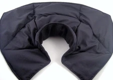 Shoulder Neck Rice Flax Heating Pad, Hot Cold Pack All Natural Pain Relief, blk