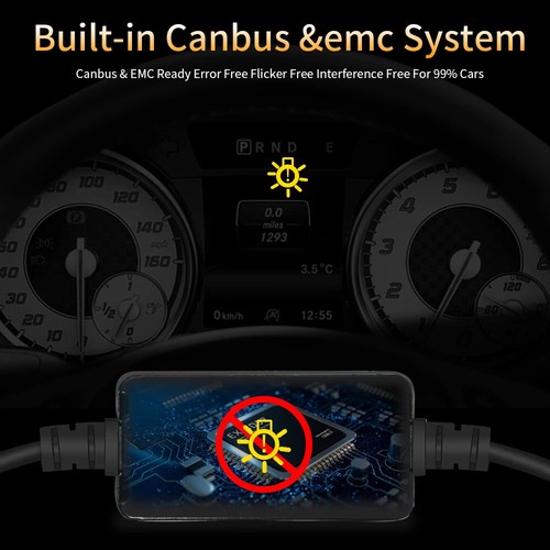 Canbus Car LED Headlight Auto LED Lamp Fog Bulb CSP Chip 300W 30000LM 6000K 12V - Picture 11 of 14