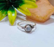 Moonstone Ring 925 Sterling Silver Handmade Gift Designer Ring All Size C619