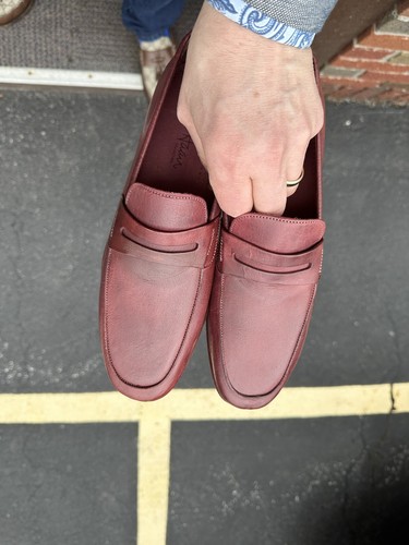 Cole Haan Brown Leather Air Lorenzo Penny Loafer CO9375 Mens 7 D Nos Ships Fast! - Picture 12 of 13