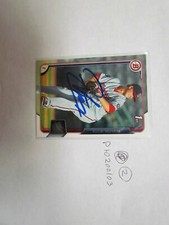 2015 Bowman Austin Voth Signed Baseball Card 