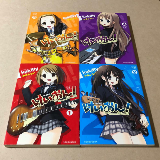 K On! Vol. 1-4 + Highschool + College 6 Set Japanese Ver. manga Comic keion  Used