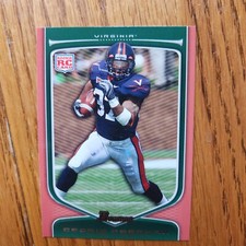 🏈 2009 Cedric Peerman Bowman Pink RC #174 RB Virginia Cavaliers NICE & RARE