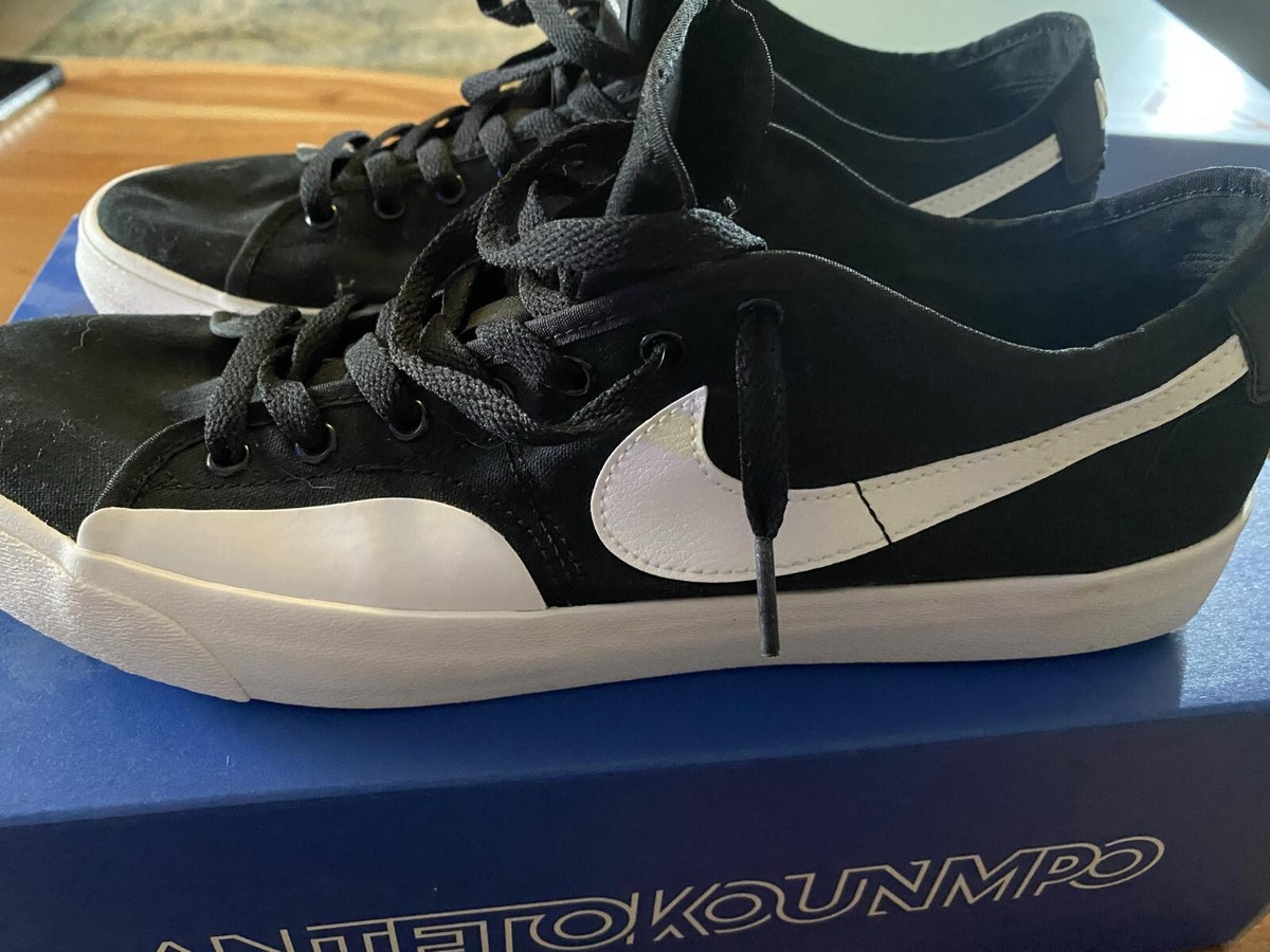Nike SB BLZR Court Blazer Black White Mens Skate Boarding Shoes NEW Size 10.5 Nike Blazer Court SB White Black for Sale | Authenticity  main image 2