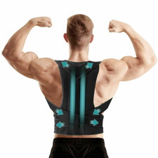 Brace Support Belt Adjustable Back Posture Corrector Clavicle Spine Shoulder